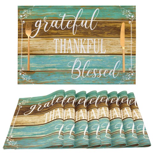 Farmhouse table placemats set - farmhouse,