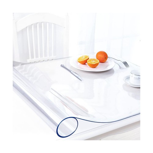 54x120 inch clear - clear, table