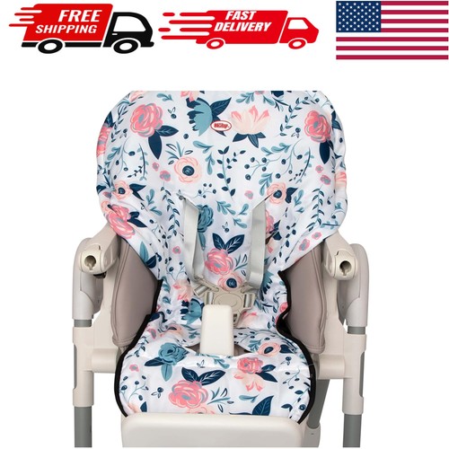 Floral print high chair cover - floral,